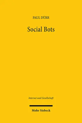 Dürr |  Social Bots | Buch |  Sack Fachmedien