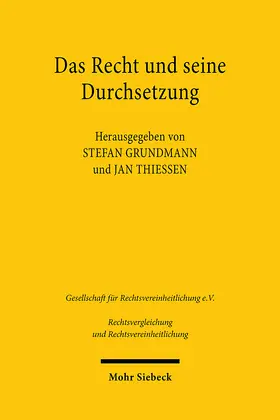 Grundmann / Thiessen |  Das Recht und seine Durchsetzung | Buch |  Sack Fachmedien