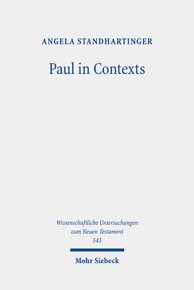 Standhartinger |  Paul in Contexts | Buch |  Sack Fachmedien