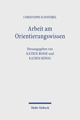 Schwöbel / Bosse / König |  Arbeit am Orientierungswissen | Buch |  Sack Fachmedien