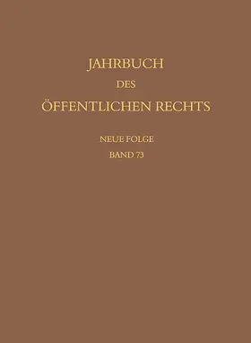 Lepsius / Nußberger / Waldhoff |  Jahrbuch des öffentlichen Rechts der Gegenwart. Neue Folge | eBook | Sack Fachmedien