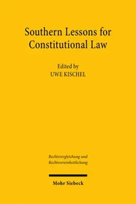 Kischel |  Southern Lessons for Constitutional Law | Buch |  Sack Fachmedien