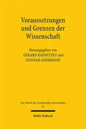 Radnitzky / Andersson |  Voraussetzungen und Grenzen der Wissenschaft | Buch |  Sack Fachmedien