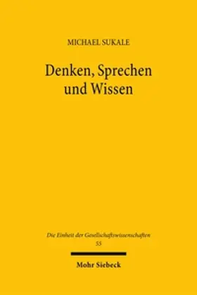 Sukale |  Denken, Sprechen und Wissen | Buch |  Sack Fachmedien