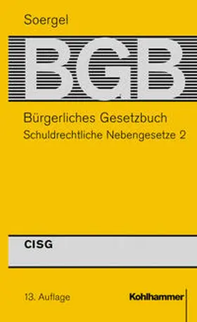 Soergel / Herzler / Siebert |  Bürgerliches Gesetzbuch mit Einführungsgesetz und Nebengesetzen (BGB) | Buch |  Sack Fachmedien