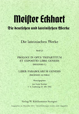 Sturlese / Zimmermann |  Meister Eckhart. Lateinische Werke | Buch |  Sack Fachmedien