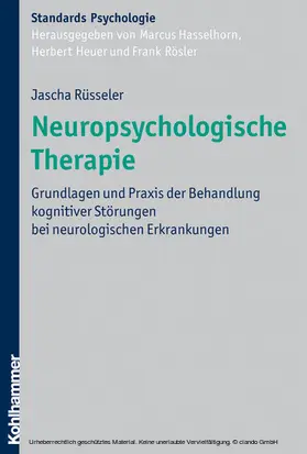 Rüsseler / Hasselhorn / Heuer |  Neuropsychologische Therapie | eBook | Sack Fachmedien