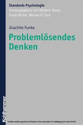 Funke / Heuer / Rösler |  Problemlösendes Denken | eBook | Sack Fachmedien