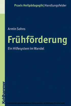 Sohns / Greving |  Frühförderung | eBook | Sack Fachmedien