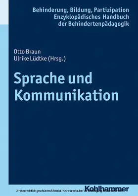Braun / Lüdtke / Jantzen | Sprache und Kommunikation | E-Book | sack.de