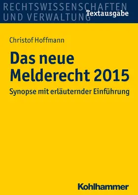 Hoffmann | Das neue Melderecht 2015 | E-Book | sack.de