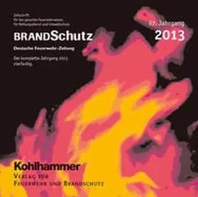  BRANDSchutz 2013 | Sonstiges |  Sack Fachmedien