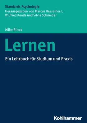 Rinck / Hasselhorn / Schneider |  Lernen | eBook | Sack Fachmedien
