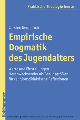 Gennerich / Fechtner / Bitter | Empirische Dogmatik des Jugendalters | E-Book | sack.de