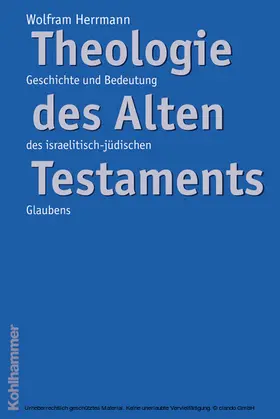 Herrmann |  Theologie des Alten Testaments | eBook | Sack Fachmedien