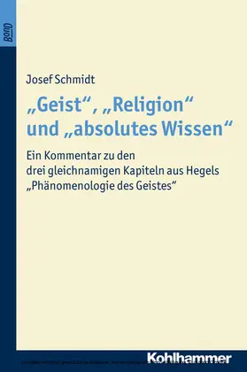 Schmidt / Haeffner |  "Geist", "Religion" und "absolutes Wissen" | eBook | Sack Fachmedien