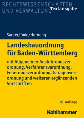 Sauter / Imig / Hornung |  Landesbauordnung für Baden-Württemberg | Buch |  Sack Fachmedien