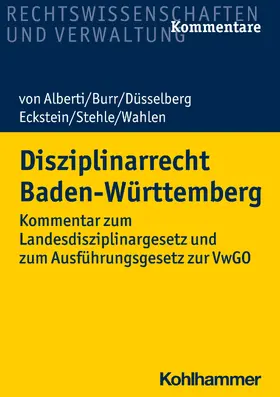 Alberti / Burr / Düsselberg |  Disziplinarrecht Baden-Württemberg | eBook | Sack Fachmedien
