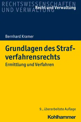 Kramer |  Grundlagen des Strafverfahrensrechts | Buch |  Sack Fachmedien