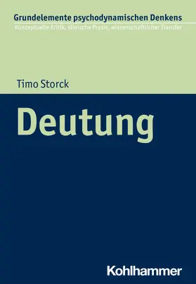 Storck | Deutung | Buch | 978-3-17-041210-1 | www2.sack.de
