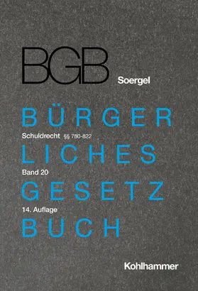 Albrecht / Rank-Haedler / Häuser |  Kommentar zum Bürgerlichen Gesetzbuch mit Einführungsgesetz und Nebengesetzen (BGB) (Soergel) | Buch |  Sack Fachmedien