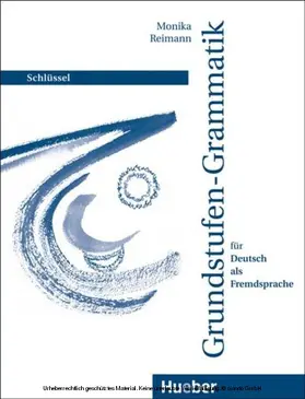 Reimann |  Grundstufen-Grammatik für Deutsch als Fremdsprache. Lösungen | eBook | Sack Fachmedien