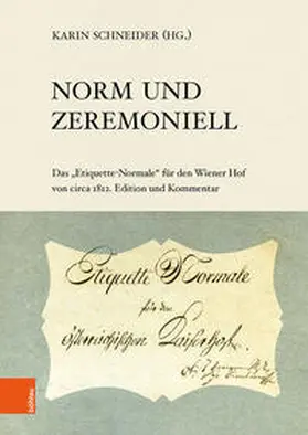 Schneider |  Norm und Zeremoniell | Buch |  Sack Fachmedien
