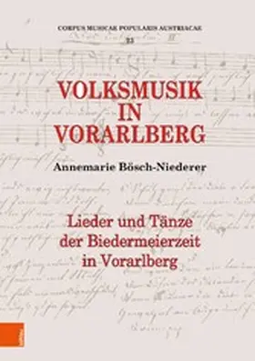 Bösch-Niederer |  Volksmusik in Vorarlberg | eBook | Sack Fachmedien