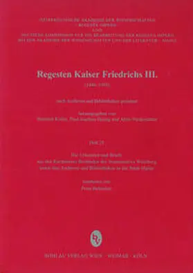 Heinicker |  Die Urkunden und Briefe aus den Kurmainzer Beständen des Bayerischen Staatsarchivs in Würzburg sowie den Archiven und Bibliotheken der Stadt Mainz | Buch |  Sack Fachmedien