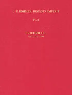  Regesta Imperii - IV. Lothar III. und ältere Staufer 1125-1197 | Buch |  Sack Fachmedien