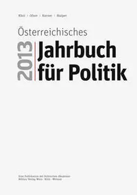 Ofner / Halper / Karner |  Österreichisches Jahrbuch für Politik 2013 | Buch |  Sack Fachmedien