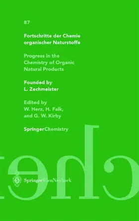 Budzikiewicz / Flessner / Winterfeldt |  Progress in the Chemistry of Organic Natural Products | Buch |  Sack Fachmedien