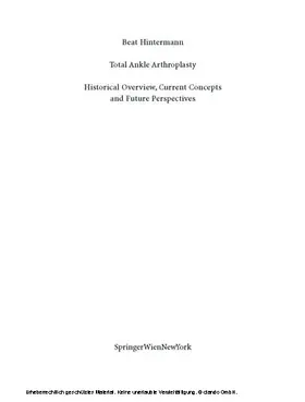 Hintermann | Total Ankle Arthroplasty | E-Book | sack.de