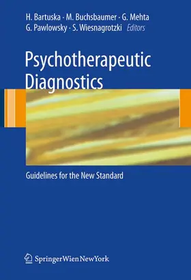 Bartuska / Buchsbaumer / Wiesnagrotzki |  Psychotherapeutic Diagnostics | Buch |  Sack Fachmedien