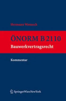 Wenusch |  ÖNORM B 2110. Kommentar | eBook | Sack Fachmedien