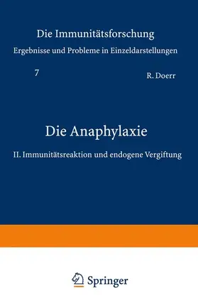 Doerr |  Die Anaphylaxie | Buch |  Sack Fachmedien