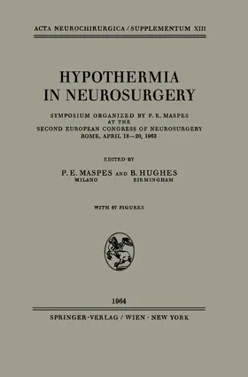 Hughes / Maspes |  Hypothermia in Neurosurgery | Buch |  Sack Fachmedien