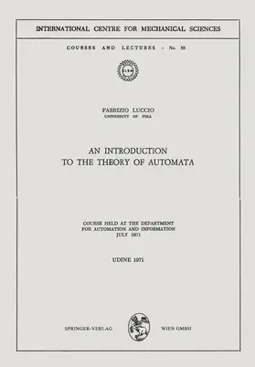 Luccio |  An Introduction to the Theory of Automata | Buch |  Sack Fachmedien