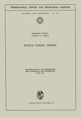 Longo |  Source Coding Theory | Buch |  Sack Fachmedien