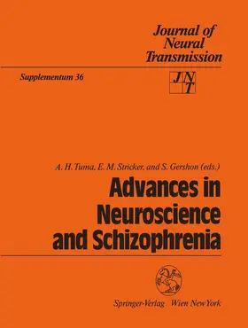 Tuma / Gershon / Stricker |  Advances in Neuroscience and Schizophrenia | Buch |  Sack Fachmedien