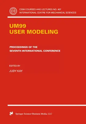 Kay |  UM99 User Modeling | Buch |  Sack Fachmedien