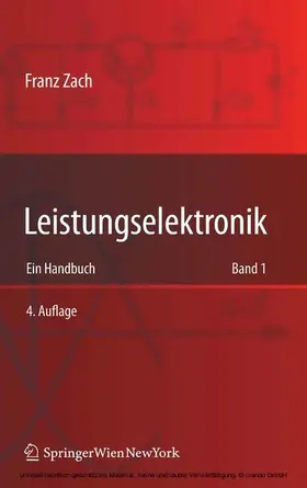 Zach | Leistungselektronik | E-Book | www2.sack.de