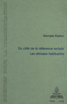Kleiber |  Du côté de la référence verbale | Buch |  Sack Fachmedien