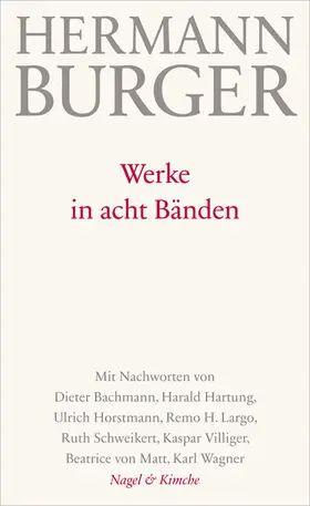 Burger / Zumsteg |  Werke in acht Bänden | Buch |  Sack Fachmedien