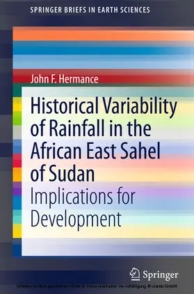 Hermance |  Historical Variability of Rainfall in the African East Sahel of Sudan | eBook | Sack Fachmedien
