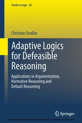 Straßer | Adaptive Logics for Defeasible Reasoning | E-Book | sack.de