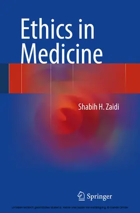 Zaidi |  Ethics in Medicine | eBook | Sack Fachmedien