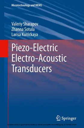Sharapov / Sotula / Kunickaya |  Piezo-Electric Electro-Acoustic Transducers | eBook | Sack Fachmedien