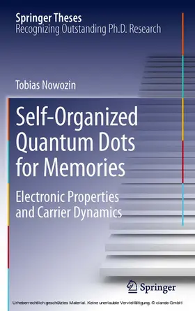 Nowozin | Self-Organized Quantum Dots for Memories | E-Book | sack.de
