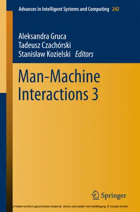 Gruca / Czachórski / Kozielski |  Man-Machine Interactions 3 | eBook | Sack Fachmedien